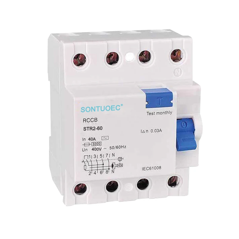 4P 63A /30MA RCD AC -typ
