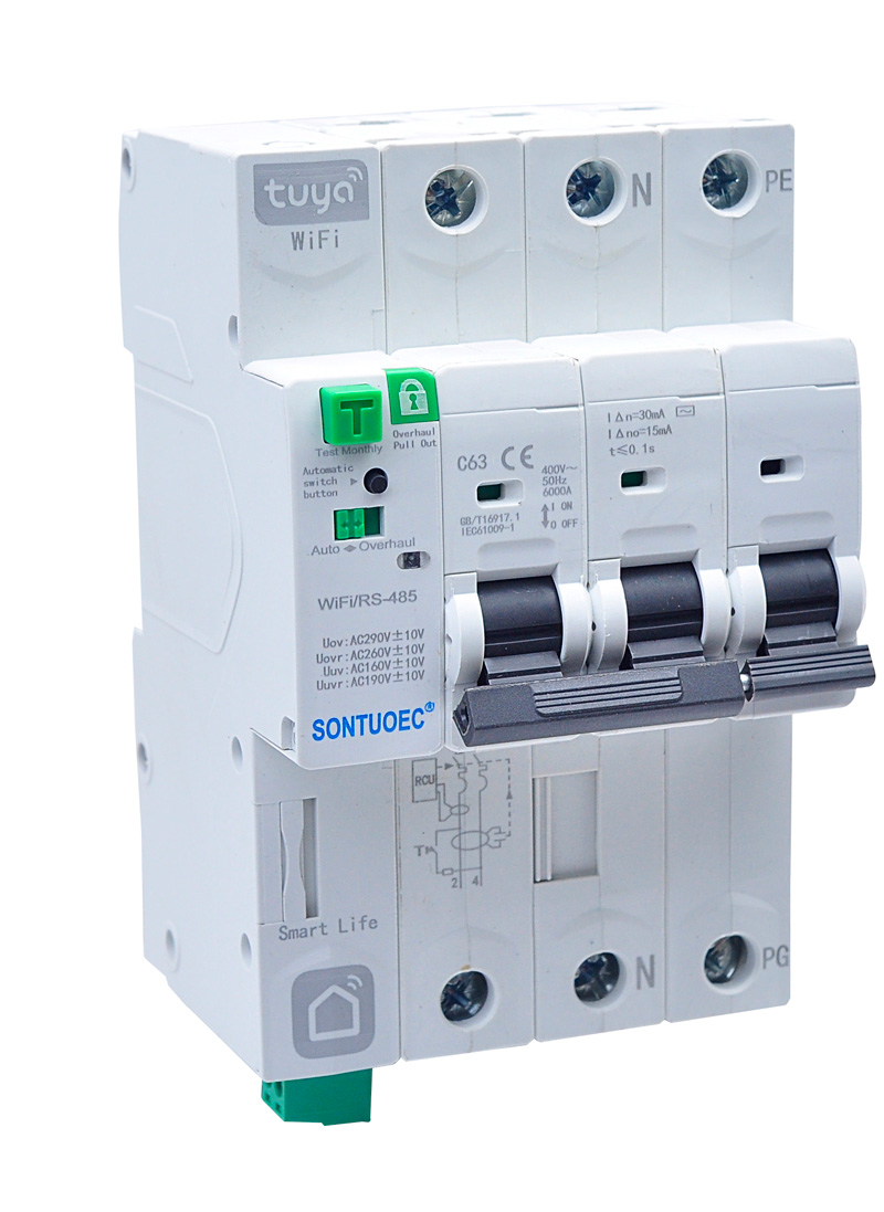 IoT 4G Circuit Breaker WiFi Tuya APP Fjärrkontroll Trådlös fjärrkontroll