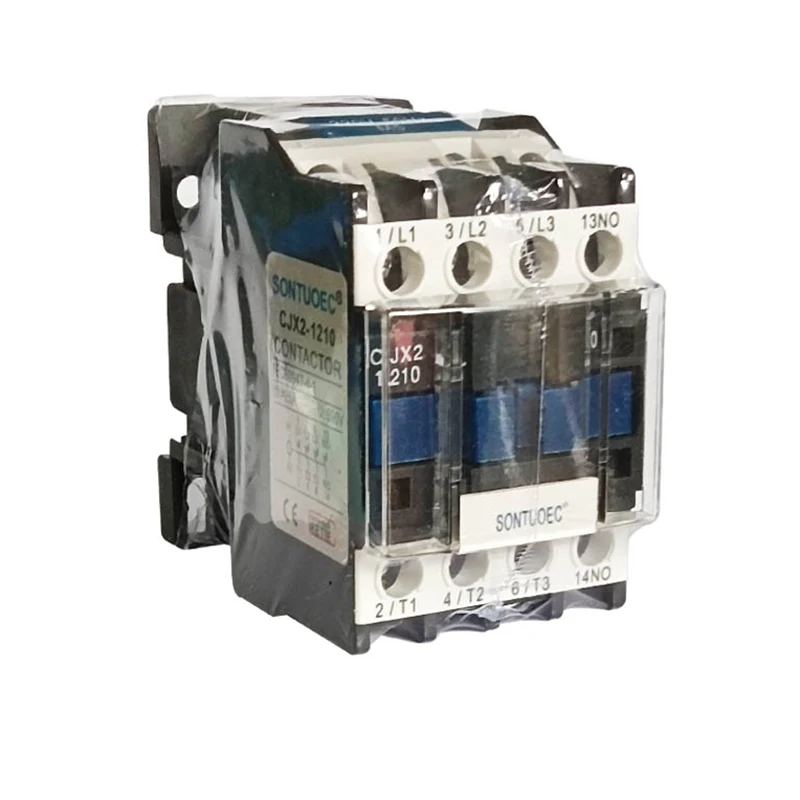 AC -kontaktor med transparent skyddsskydd