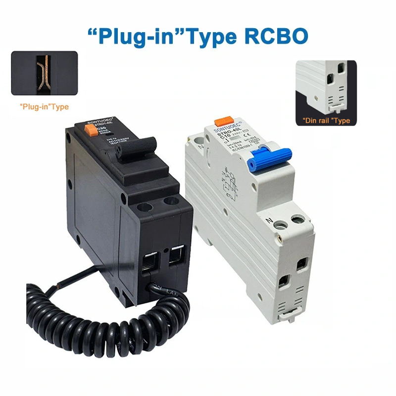 Anslut typ RCBO 1P+N